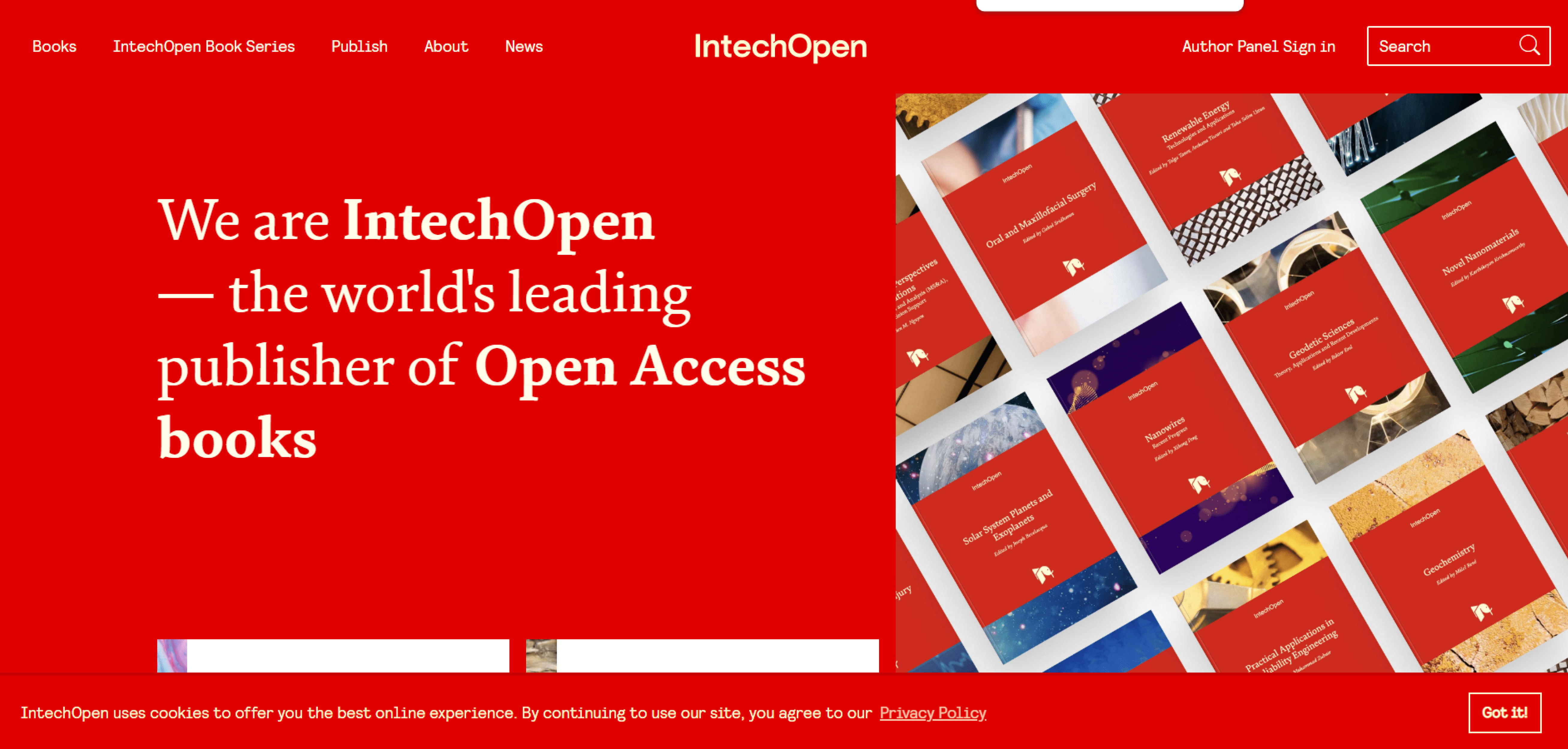 IntechOpen - open access free textbooks